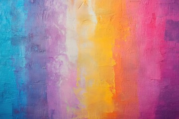 Wall Mural - A vibrant abstract background featuring a blend of blue, pink, yellow, and orange hues, perfect for artistic and creative projects.