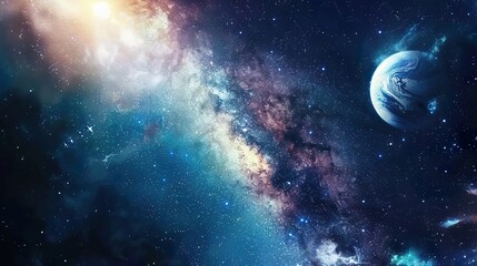 Wall Mural - Milky_way_Backdrop_Outer_Space_background