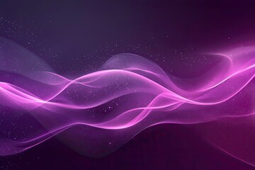 Canvas Print - Abstract purple wave background. Perfect for presentations, website banners, or any project needing a touch of elegance.