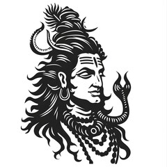 Powerful and Precise Art Depicting the Divine Hindu God Shiva