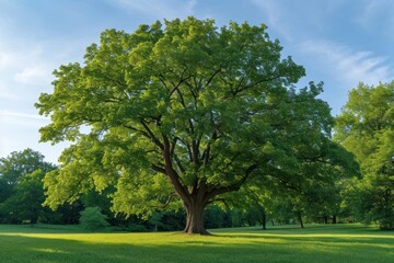 Canvas Print - Elm Tree tree land landscape.