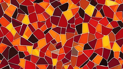 Mosaic pattern wallpaper