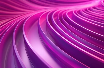 Wall Mural - A purple line with a purple background. The line is curved and has a wavy appearance. The image has a futuristic and abstract feel to it