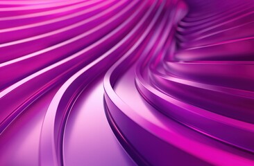 Canvas Print - A purple line with a purple background. The line is curved and has a shiny appearance. The image has a futuristic and artistic feel to it