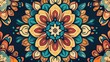 © Evon J - Intricate Mandala Art with Vibrant Colors and Detailed Patterns