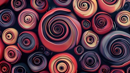 spiral pattern wallpaper