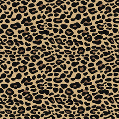 Wall Mural - 
animal leopard print vector classic seamless textile print