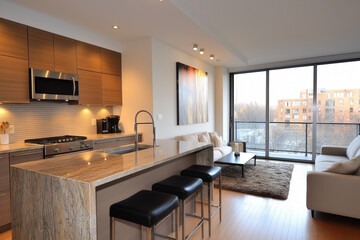 Wall Mural - Small Kitchen Interior