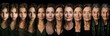 © Russell - This collage traces the transformation of a woman, visually depicting her graceful progression from innocence of youth to the wisdom of old age, with each stage capturing the subtle beauty of aging