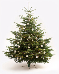 Wall Mural - christmas tree isolated on white