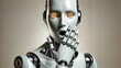 © Alex - Surprised Robot with Futuristic Expression and Hand Gesture