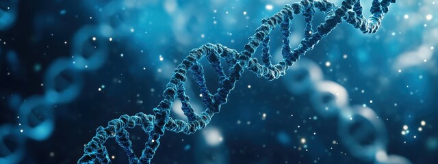 Wall Mural - dna medical cell background health life biology chromosome genetic gene. helix dna medical human cel