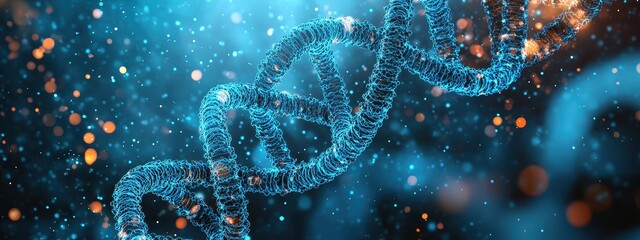 Wall Mural - dna medical cell background health life biology chromosome genetic gene. helix dna medical human cel