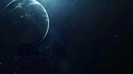 Wall Mural - Planet_Outer_Space_background