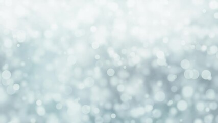 Wall Mural - Looping animation of a blurred abstract winter background with falling snow.