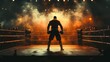 © Elshad Karimov - A pugilist stands in a boxing ring, the epitome of athleticism and determination. Amidst the echoes of cheers and the glow of spotlights, they embody the spirit of competition