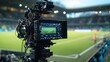 © somneuk - An advanced camera system capturing every angle of a football match for in-depth analysis.