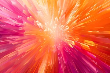 Canvas Print - Vibrant Explosion of Colorful Abstract Art