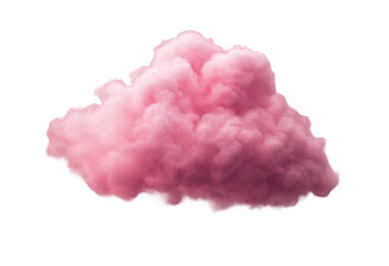 Wall Mural - abstract pink smoke cloud a soft pink cloudy isolated on transparent background