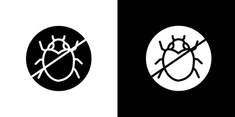 Debug icon Isolated flat vector in outline