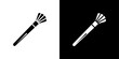 © Krupal - makeup brush icon Isolated flat vector in outline