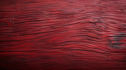 Wall Mural - Deep red wooden texture with natural grain patterns, ideal for dramatic banners, rustic backgrounds, and marketing materials with copyspace for text, perfect for vintage-themed projects.
