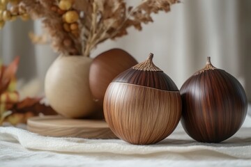 Sticker - Modern chestnuts with autumn touch perfect gift for cozy home