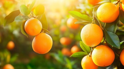 orange fruit in the tree