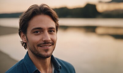 nature portrait of a man