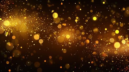 Sticker - Sparkling golden glitter background