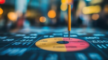 Aufkleber - action business plan targets the new year 2024 growth concept of budget finance goal to success Making a profit in the investment market in growth industry technology the economic anal : Generative AI