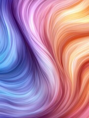 Poster - Vibrant abstract color swirls