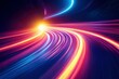 © Outkast - Abstract Swirling Light Trails in Vivid Hues