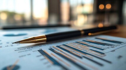 Leinwandbilder - Analysis finance grow graph and market  investment Financial  business planearningssale and strategy Stock market chart exchange financial growth diagram : Generative AI
