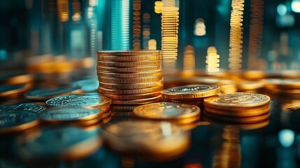 Aufkleber - action business plan targets the new year 2024 growth concept of budget finance goal to success Making a profit in the investment market in growth industry technology the economic anal : Generative AI