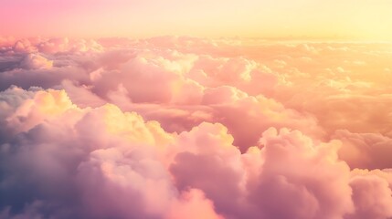 Wall Mural - sunset sky clouds in the evening with red orange yellow and purple sunlight on golden hour after sun
