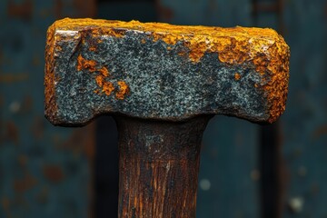 Canvas Print - Close-up of a Rusty Hammerhead