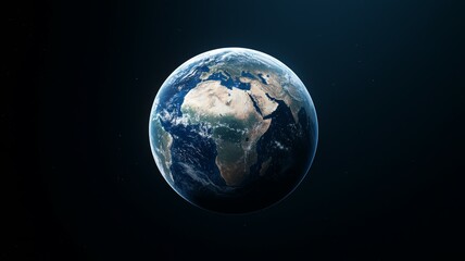 Wall Mural - a close up of the earth in space