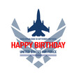 © farid - US Air Force Birthday September 18th Background Vector Illustration