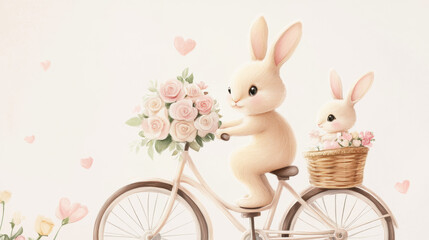 Poster - Bunny Bike Ride.