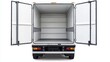 © BOJOShop - White Delivery Truck With Open Rear Doors and Empty Cargo Space
