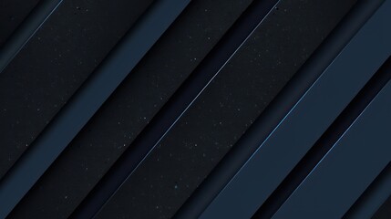Wall Mural - a modern abstract design featuring layered dark blue stripes with a subtle starry texture, ideal for
