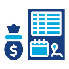 Poster - Loan Disbursement icon vector image. Can be used for Loan.