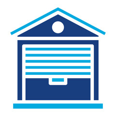 Poster - Warehouse icon vector image. Can be used for Order Fulfilment.