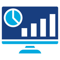 Wall Mural - Business Intelligence icon vector image. Can be used for Professional Services.