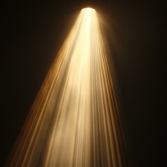 Poster - Light beams in dark room