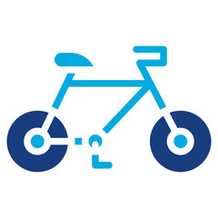 Wall Mural - Bicycle icon vector image. Can be used for Physical Wellbeing.