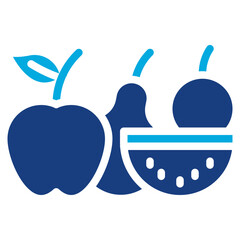 Canvas Print - Fruit icon vector image. Can be used for Physical Wellbeing.