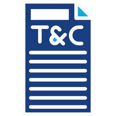 Sticker - Terms and Conditions icon vector image. Can be used for Business Onboarding.