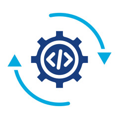 Poster - Continuous Integration icon vector image. Can be used for Software Testing.